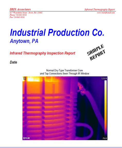 infrared inspection report template